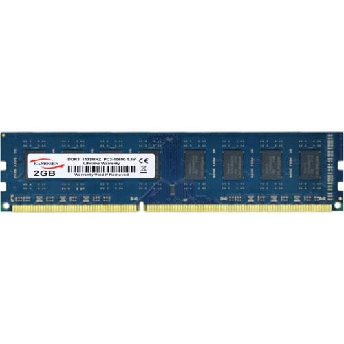 KAMOSEN DDR3 RAM 1GB 2GB 4GB 8GB 8500MHz1333MHz1600MHz1866MHz General desktop memory 240-pin Non-ECC Unbuffered DIMM