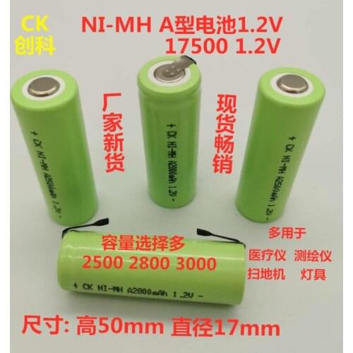 2PCS/lot Ni-MH 1.2V 2.5Ah Braun Oral-B ProCare Triumph Toothbrush Rechargeable Battery