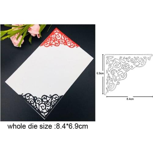 Craft dies Lace Edge Border Frame Metal Cutting Dies for Scrapbooking dies DIY Paper Card Making Embossing Die Cut stencils dies