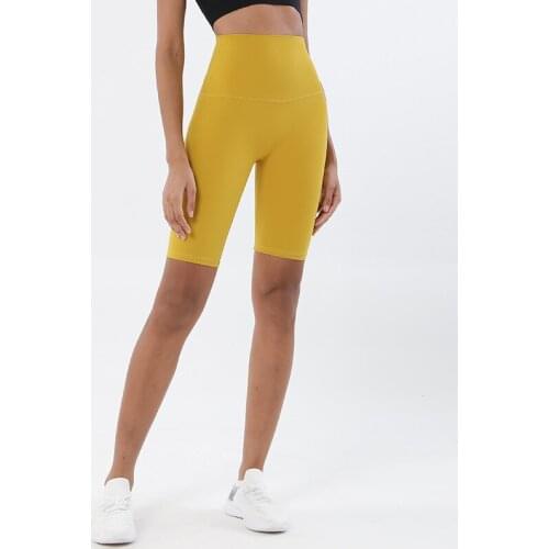 CHREIFIT Summer No Trace Sports Shorts Women Elastic Tight Yoga Quick Drying Shorts High Waist Outdoors Running Fitness Shorts