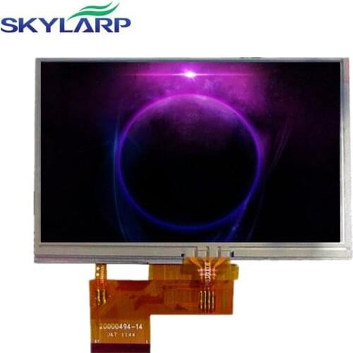 Skylarpu new 4.3"inch for garmin nuvi 1390 1390T GPS LCD display Screen LQ043T1DH41 LCD screen+Touch Panel Free shipping