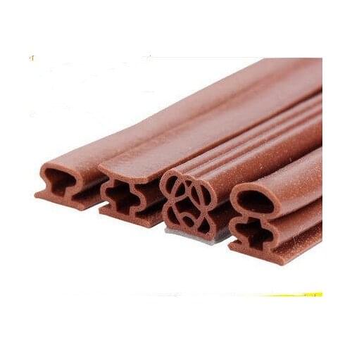 6m security door sealing strip, sound insulation strip, self-adhesive wooden door seam