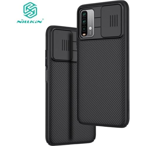 Camera Protection Case For Xiaomi Redmi 9T NILLKIN Camshield Slide Cover Privacy Shell For Xiaomi Redmi 9 Power Fundas Coque 9t