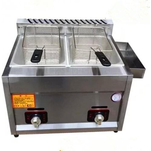 2016 hot sale gas heating deep fryer potato chip chichen frying machine ZF
