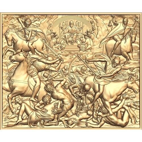 3d STL Model Relief for CNC Router 3d Printer Laser Engraving Artcam Aspire Cut3d Religion