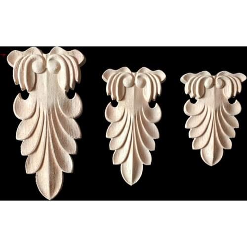Solid Wood Applique Carved Decorative Accessories Creative Home Decoration Decorations Furniture