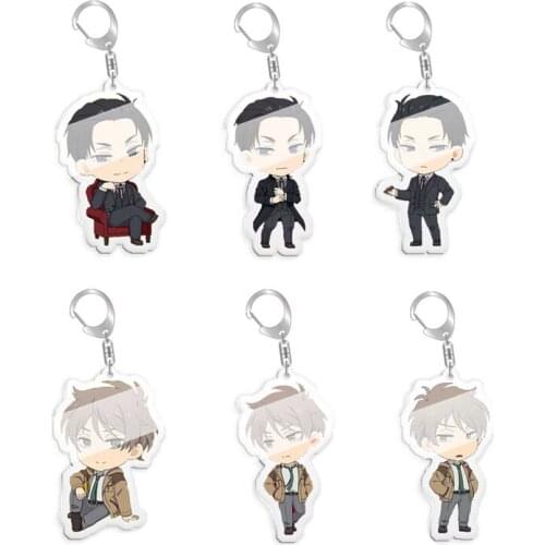 5pcs 10pcs Balance:UNLIMITED Kanbe Daisuke PVC Pendant Key Chain Keyring