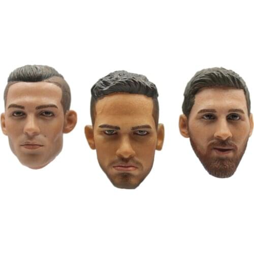 1/6 scale Figurine Player Dolls Head RONALDO&NEYMAR With Accessories