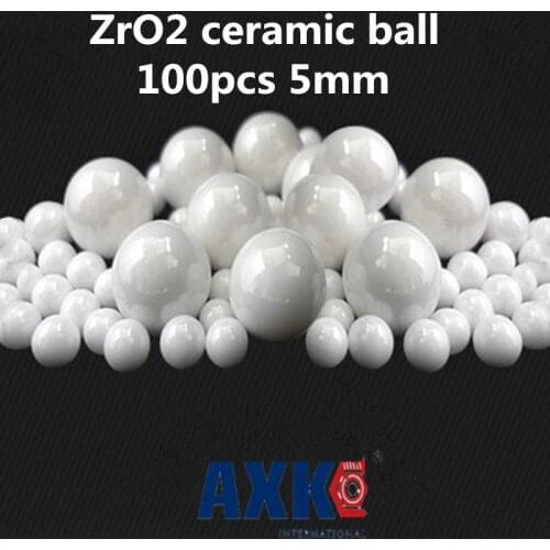 100pcs 5mm Zro2 Ceramic Balls Zirconia Balls Used In Bearing/pump/linear Slider/valvs Balls G5
