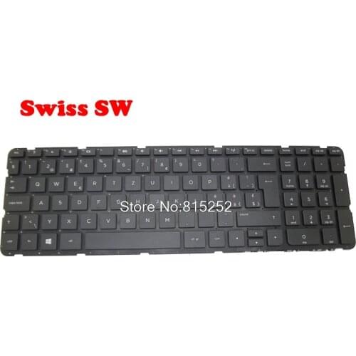 Keyboard For HP PAVILION 15-N000 15-N100 15-E000 Swiss SW/Taiwan TW/Romania RO 719853-BG1 719853-AB1 719853-271 Black NO Frame