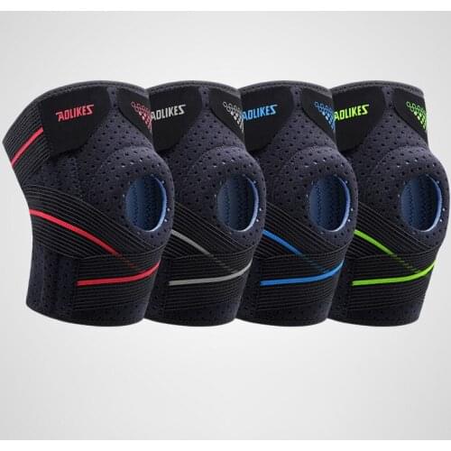 1pcs Knee Pad Sleeve Thermal Knit Compression Leg Support Legwarmer Bandage Protector For Running Hiking Football Soccer