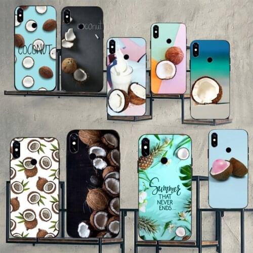 Summer cool coconut Phone Cases For Xiaomi Mi Redmi Note 7 8 9 pro 8T 9T 9S 9A 10 Lite pro