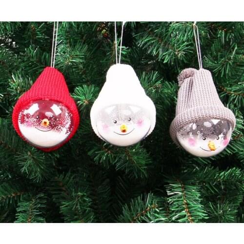 2017 New Clear Transparent Plastic Fillable Filler Christmas Tree Baubles Decor Ornaments Christmas Ball Ornaments