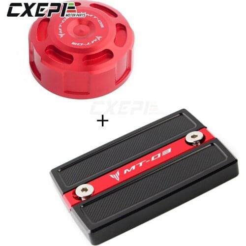 NEW For Yamaha MT03 MT-03 2015-2021 Motorcycle CNC Front & Rear brake Fluid Cylinder Master Reservoir Cover Cap