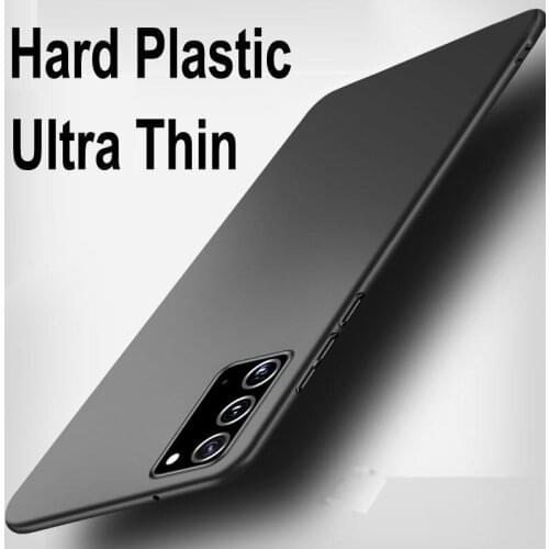 Ultra-slim Hard Case for Samsung Note 20 Ultra 10 9 Pro Plus Cover Luxury Shockproof PC Cover for Galaxy S20 S9 Plus S10 Lite