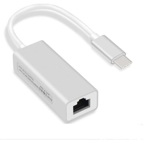 USB3.1 Type C adapter cable USB-C to RJ45 Ethernet network card adapter network cable converter for Mac Macbook laptop