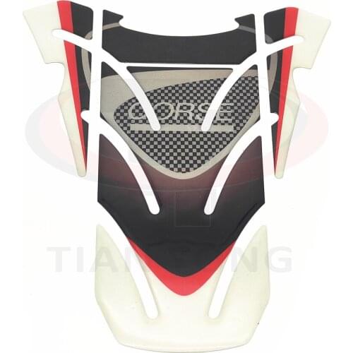 Protector Racing Sticker 3D Motorcycle for Ducati Motorbike Tank Cap Cover Gel Fuel Oil Tank Pad Fish Bone Protector Case Decals