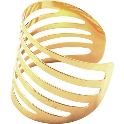 10Pcs Hotel Napkin Ring Napkin Holder Metal Napkin Buckle Christmas Wedding Party Gold Napkin Circle Banquet Dinner Table Decora