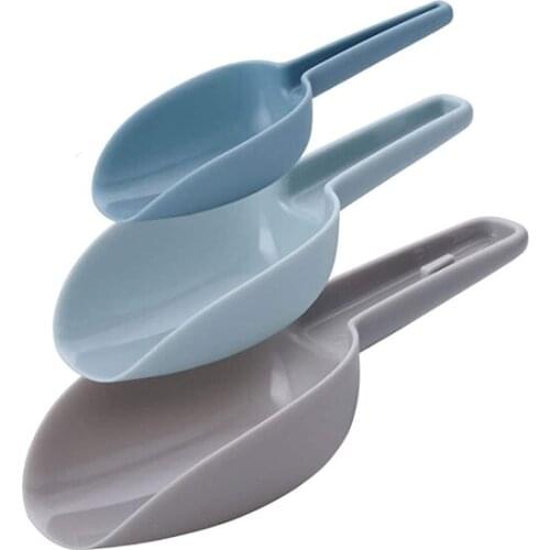 3PCS Scoops for Food Plastic Scoops, Easy Storage Nesting Ice Scoop, Multifunction Food Scoop for Kitchen