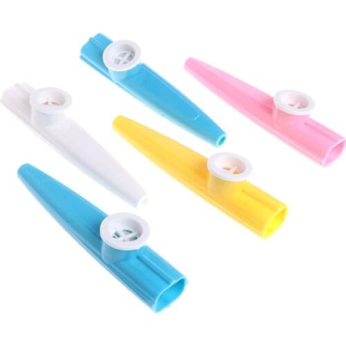 5pcs Plastic Kazoo Harmonica Mouth Flute Children Party Gift Musical Instrument