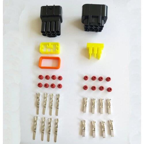 8 Pin Waterproof Plug Car Connector DJ7081Y-2.3-11/21 Male and Female Docking 8 Hole Automobile Connector with Terminal