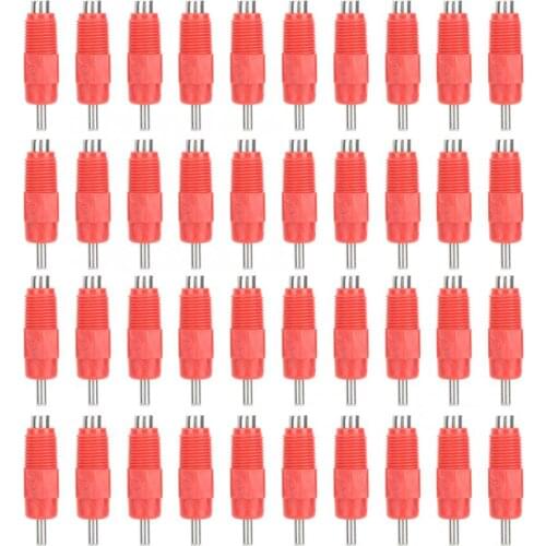 40Pcs Automatic Chicken Water Drinker Poultry Waterer Drinking Nipple Farming Accessories Chicken Waterer Hens Quail Birds