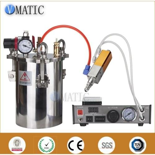 Free Shipping Automatic Glue Dispenser Soldering Paste Doming Machine With 3L Pressure Tank Controller Machine & Pneumatic Valve