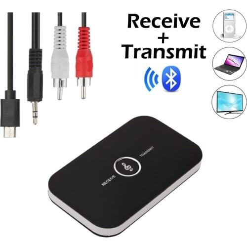 B6 Bluetooth Transmitter Receiver Wireless Audio Adapter for Headphones Speakers TV 3.5mm Bluetooth 4.1 Music Receiver Sender