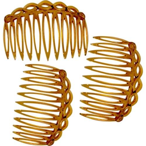 1pc/12pc Plastic Hair Side Combs Wedding Teeth Tortoise Girls Hair Pieces Hair Accessories For Women Girls Hair Styling Tools