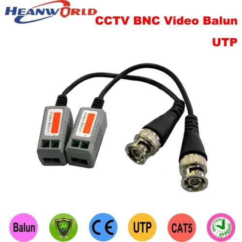 Heanworld BNC video Balun cctv camera Transceivers with PCB board inside stable CCTV spare parts video balum for camera DVR