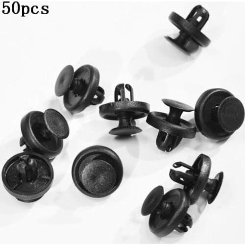 50pcs/Set Car Trim Clips Fastener 7mm For Toyota /Lexus Wheel Arch Engine Shields Cover 90467-07201 Car Buckle Accessories Tools