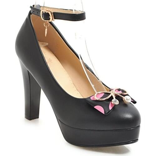 Fashion womens shoes in 2019 age season high with thick with waterproof Taiwan 40-43 cingulate single shoes