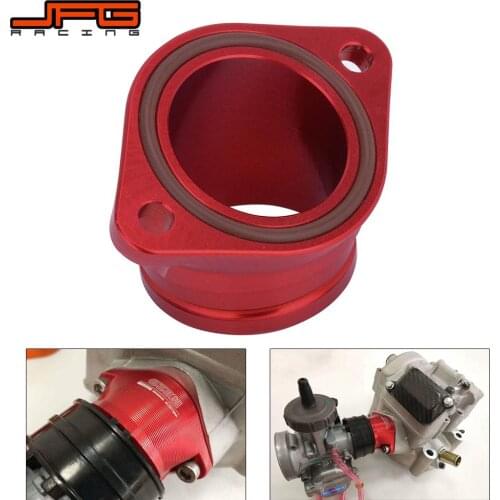 Motorcycle High Quality OTOM CNC Aluminum Carburetor Intake Manifold Interface Pipe For ZONGSHENG NC250 NC450
