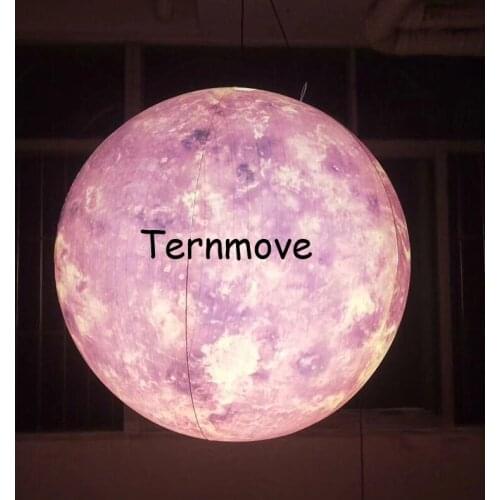 Inflatable moon ball,moon balloon with led light Advertising Giant inflatable Moon Globe Lighting Moon for Events/ Show