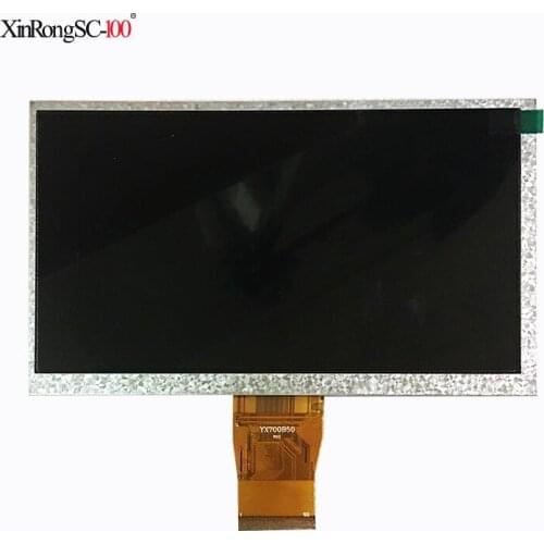 New 7 inch tablet lcd display YX700B50 size 165X100mm screen free shipping