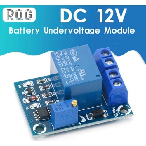 DC 12V Battery Undervoltage Low Voltage Cut off Automatic Switch Recovery Protection Module Charging Controller Protection Board
