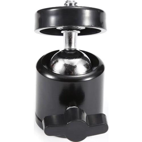 Ball Head For Camera Tripod LED Light Flash Tripod Bracket Holder Mount 1/4 Hot Shoe Adapter Cradle Camera Accessories