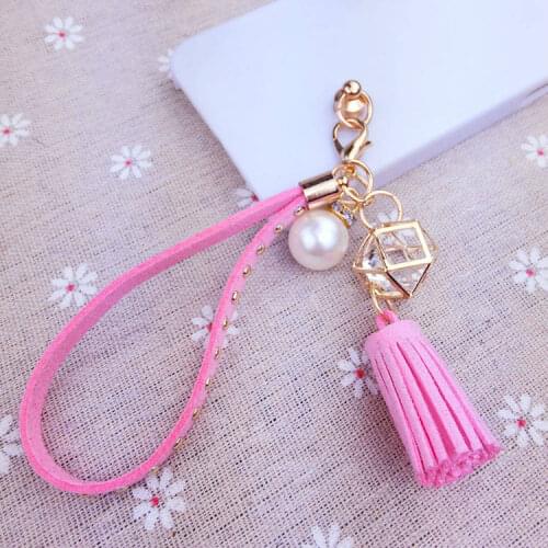 UHSUW brand 5pcs screw pendant Tasselss and beads chain diy hand case simple style decoration