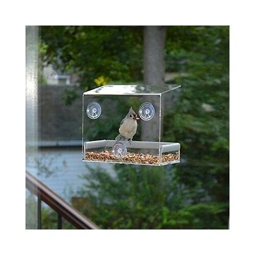 Clear Window Squirrel Proof Bird Feeder Window bird feeders