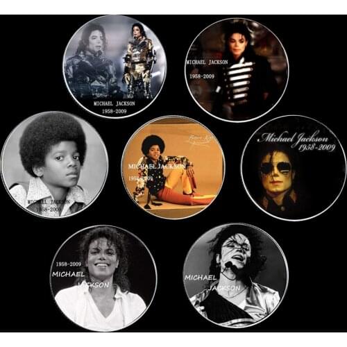 8pcs/lot The New Commemorating Superstar Mike Jackson Collection Arts Gifts Souvenir Home Decoration Us Coins
