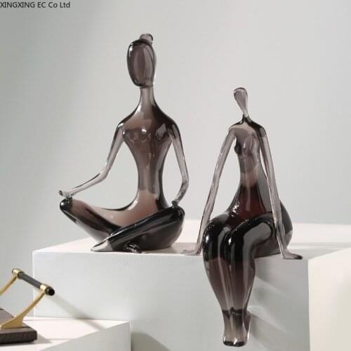 Abstract Character Art Decoration Creative Modern Home Living Room Decoration Resin Craft Desktop Decoration Gift for Friends