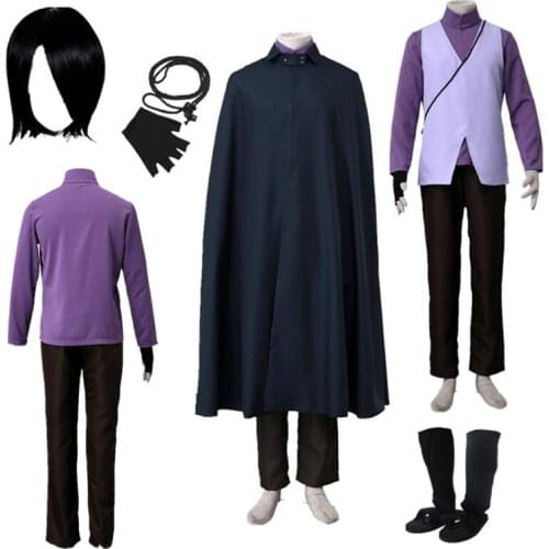 Anime Cosplay The Last Movie Uchiha Uzumaki Boruto Sasuke Full Set Cosplay Halloween costumes