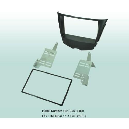 Car Fascias 2 Din Audio Panel Frame Dash Kit For Hyundai Veloster 2011 2012 2013 2014 2015 2016 2017