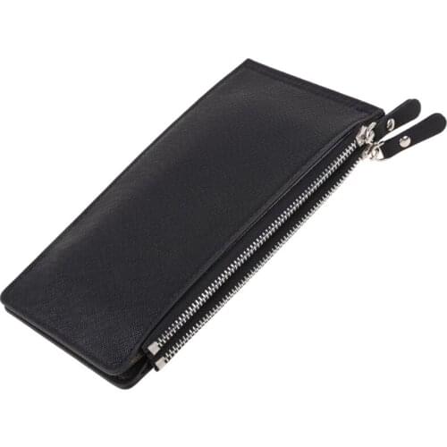 Business Credit Card Holder Men Multifunction Leather Cards Case Long Wallet Slim Coin Purse Portable Slim for Women