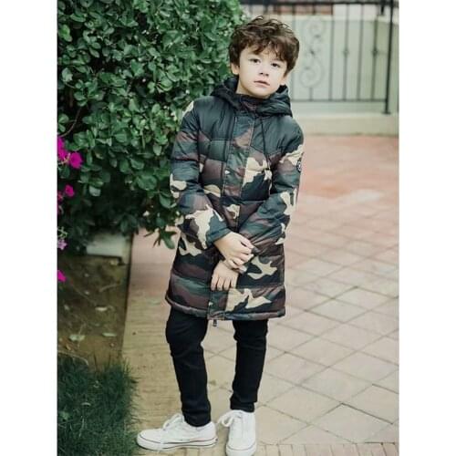 Childrens Winter Jackets For Teenage Girls Warm Winter Baby Parkas For Boys Infant Thick Long Overcoat Zipper Hooded Outerwear