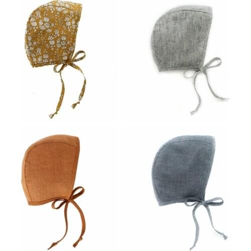 Newborn Toddle Infant Baby Boy Girl Cotton Wind Hood Children Hats for Girls Boys Baby Cap Newborn Hat 1PC