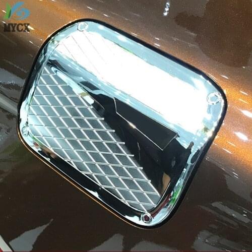 ABS Chrome Exterior Car Oil Fuel Tank Gas Cap Cover Trim Sticker For Toyota Camry 2018 2019 Car-styling Accessories