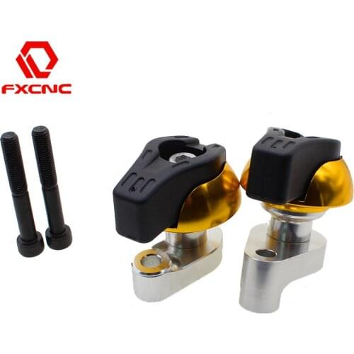 FX CNC Motorcycles Frame Sliders Crash Pad Cover Falling Protector Protective Guard For SUZUKI GSXR1000 K7 2007 - 2008