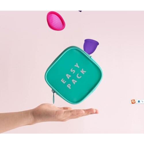 Easy pack for Menstrual Cup copa menstrual period Reusable feminine hygiene