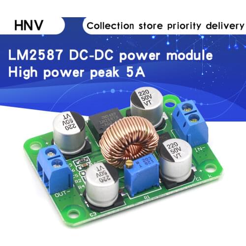 LM2587 DC-DC power modules boost module over lm2577 (Peak 5A) DC Step-Up Converter Module